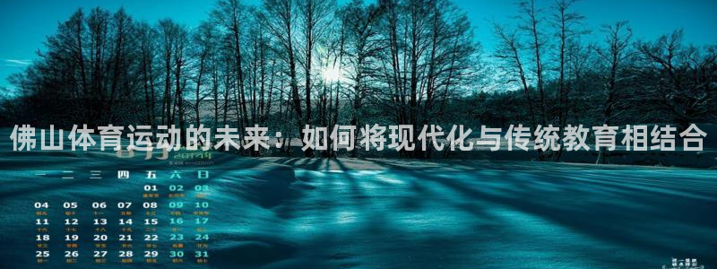 3377体育官网下载平台注册要钱吗：佛山体育运动的未来：如何