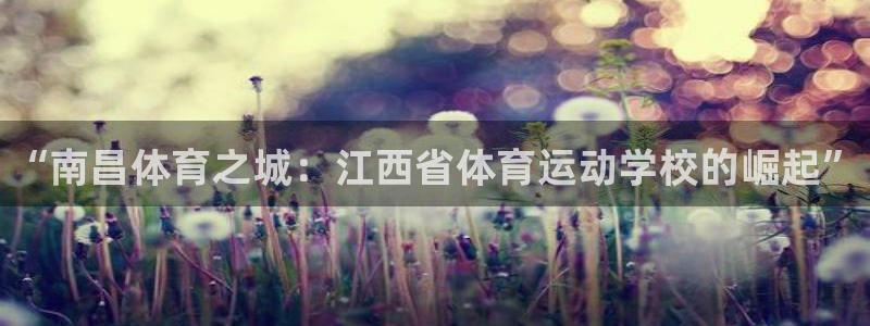 3377体育官网下载注册：“南昌体育之城：江西省体育运动学校
