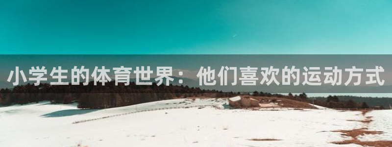 3377体育官方正版app娱乐代理怎么样：小学生的体育世界：