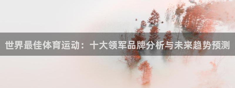 海南3377体育官网下载发展怎么样：世界最佳体育运动：十大领